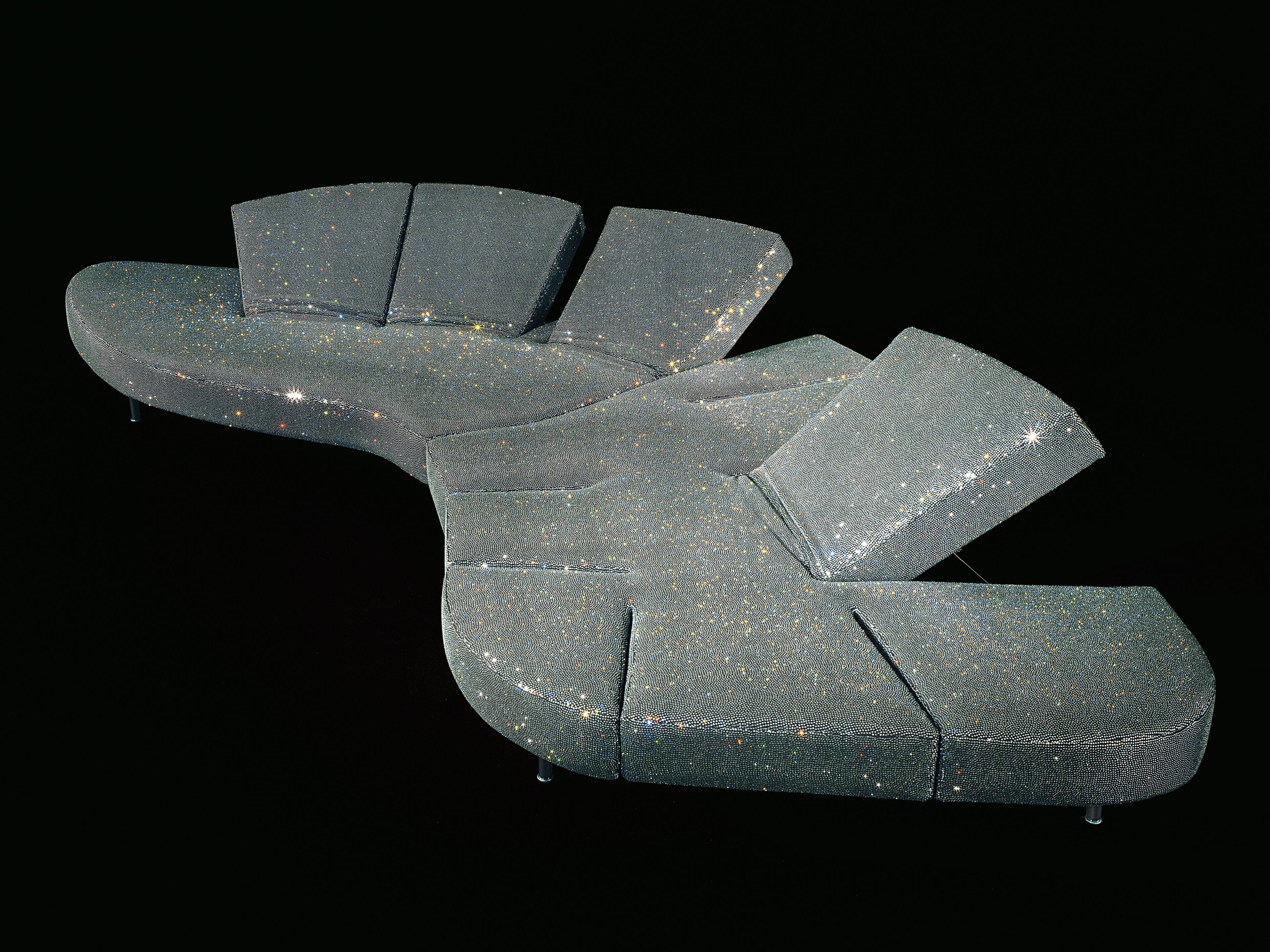 Диван с кристаллами Swarovski Edra для интерьера ARCH-00069536