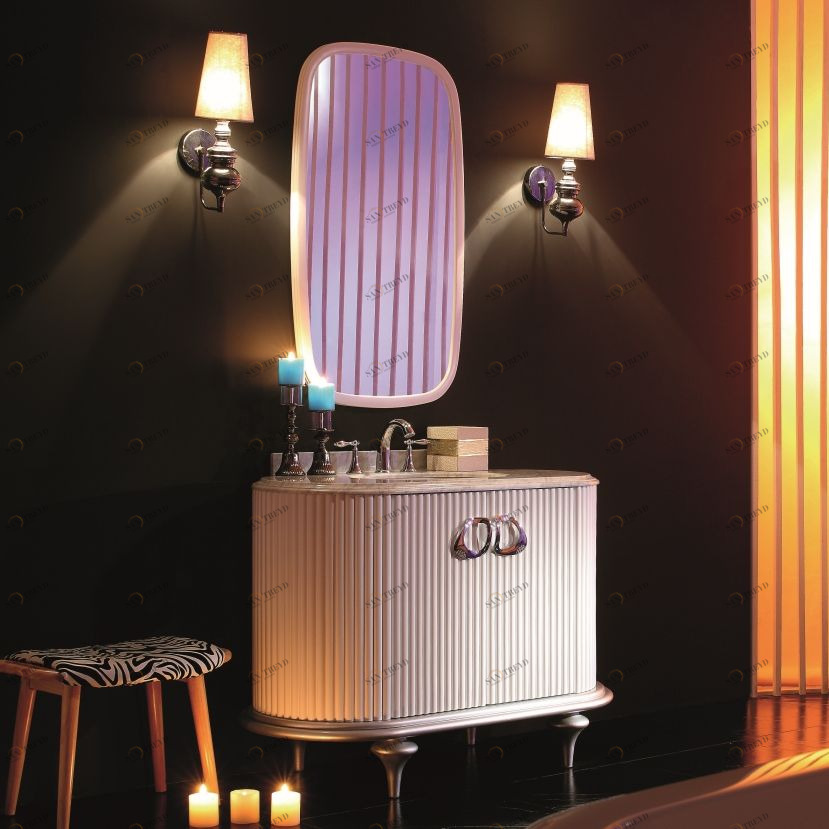 Зеркало RIVOLI 80 арт.TS-RI908-M-B Черный Tessoro TSRI908MB