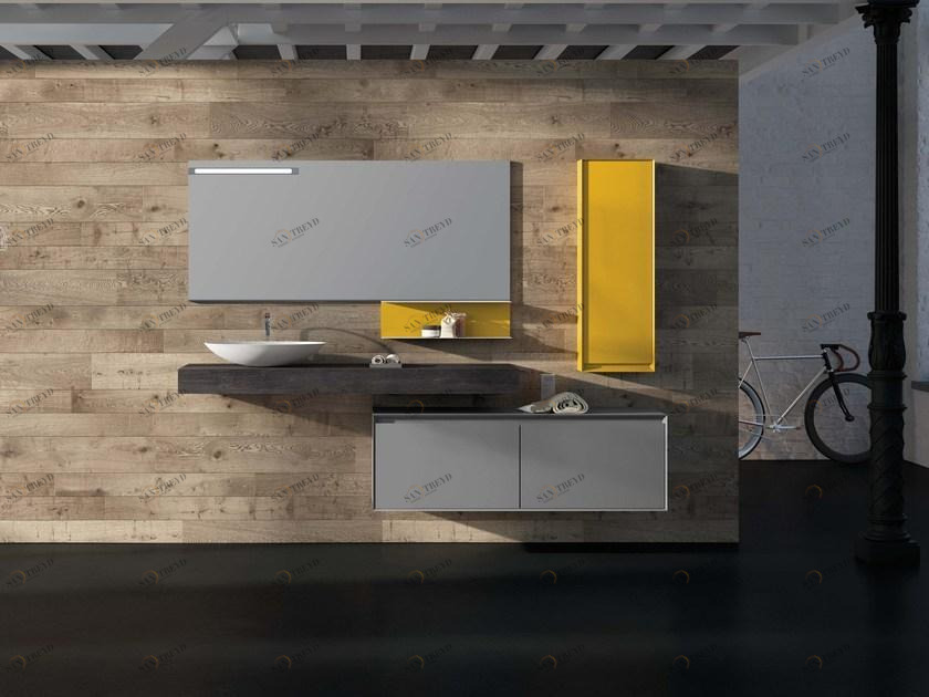 Mobiltesino Тумба под умывальник, лакированная Luxor 2.0 sun-id-1412056