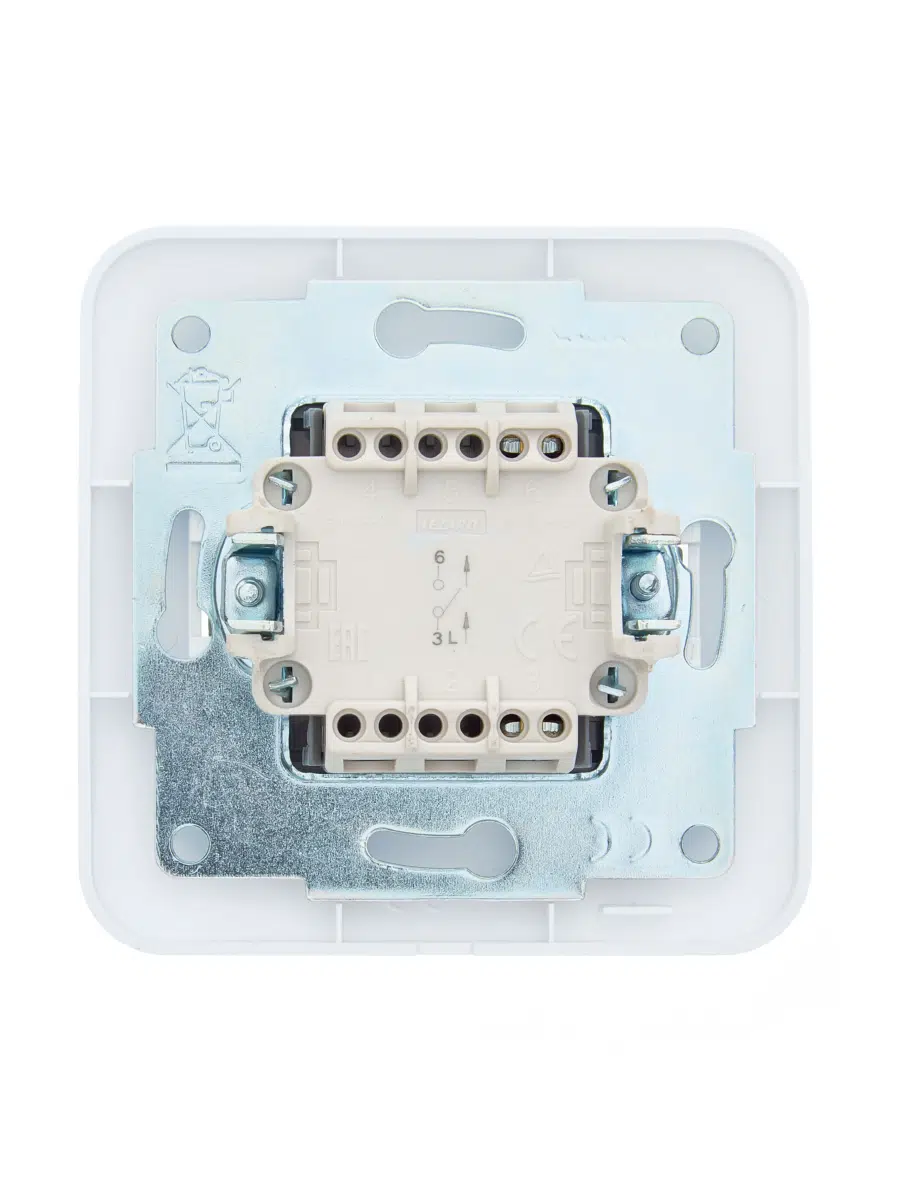 ASTI Выключатель белый LEZARD 7081-0202-100 - Вид №2