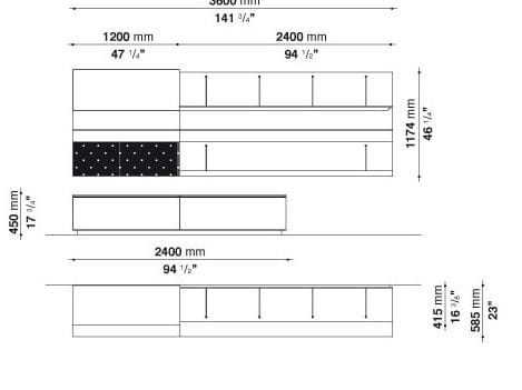 Шкаф с распашными дверцами B&B Italia PAB ARCH-00006577 - Вид №13