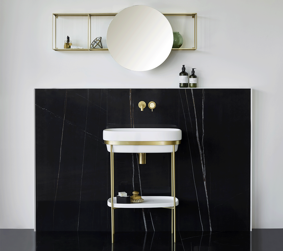 Ex.T RIBBON Отдельностоящая консоль из латуни com_EXLAVRIBBONOT - Вид №2