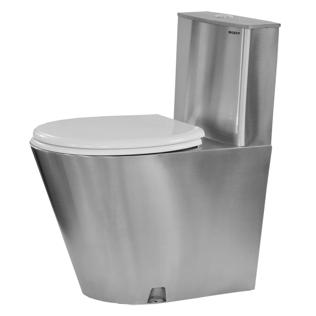 MF-221 Унитаз напольный с водяным баком Public Steel 