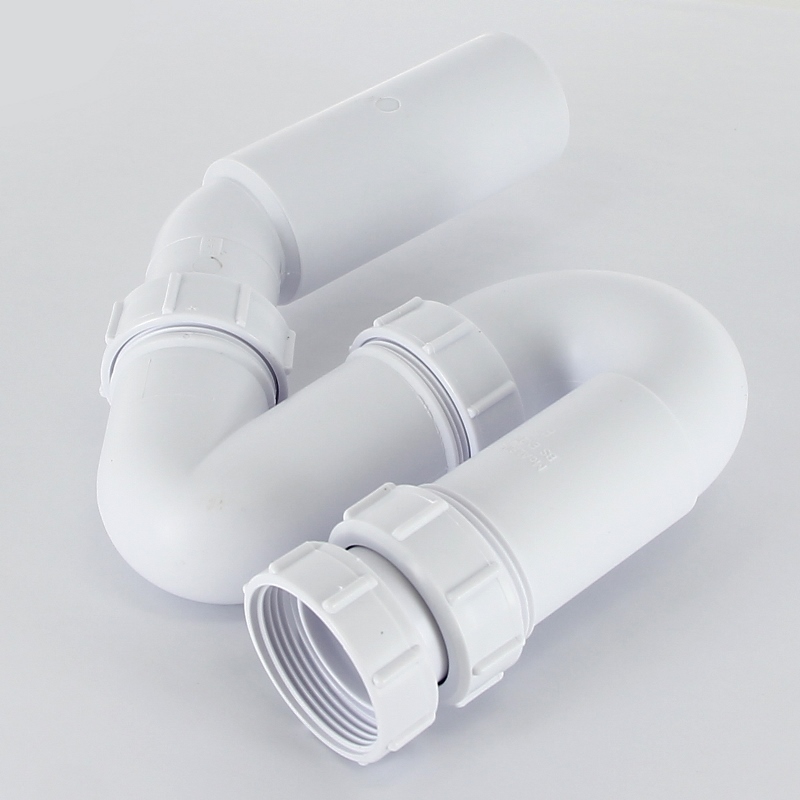 Сифон McAlpine трубный 1 1/2"х40 мм без выпуска с отв. отводной трубой D40/50 мм выход D=40/50 мм MRSK1250 - Вид №3