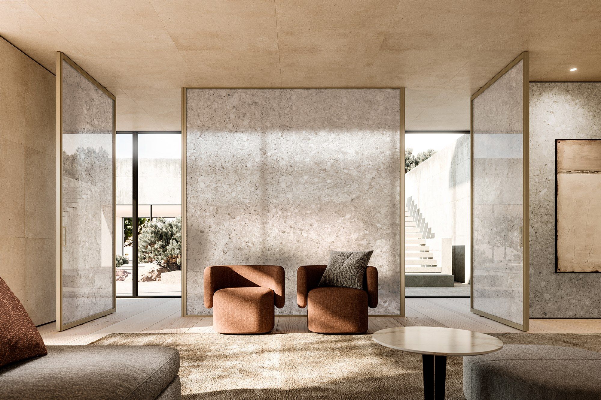 Стеклянная висячая дверь HenryGlass MANHATTAN ARCH-00102599 - Вид №4