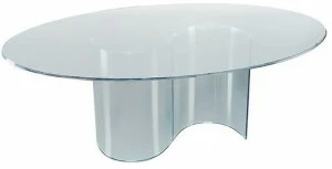Reflex Овальный обеденный стол из стекла