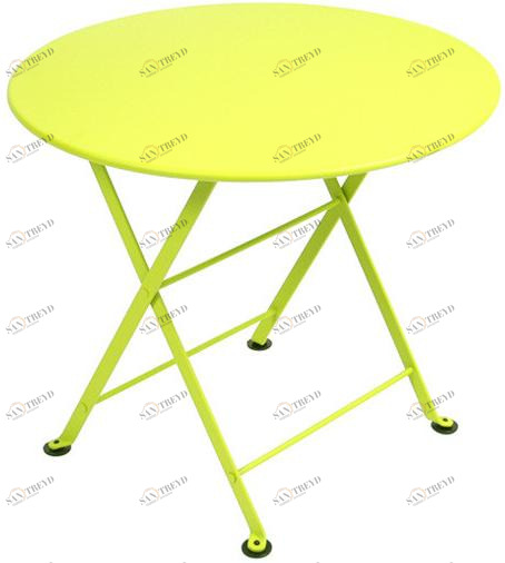 Fermob Садовый столик круглый из стали Tom pouce 0242