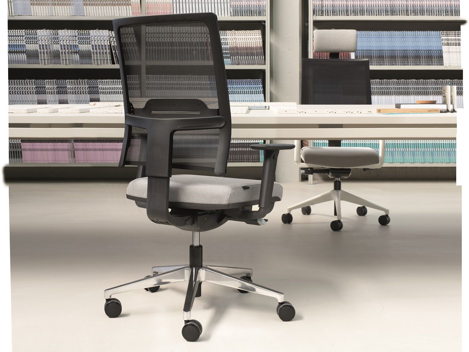 5-спицевое сетчатое вращающееся офисное кресло Quinti Sedute Honey ARCH-00136163 - Вид №3