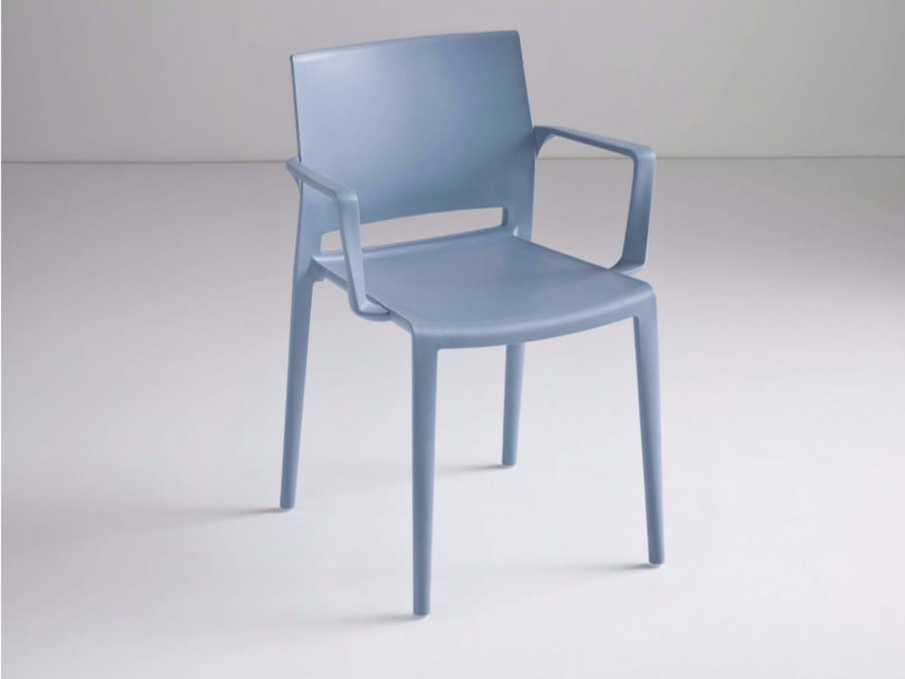 Штабелируемый стул из инженерного пластика с подлокотниками GABER Bakhita ARCH-00068158 - Вид №11