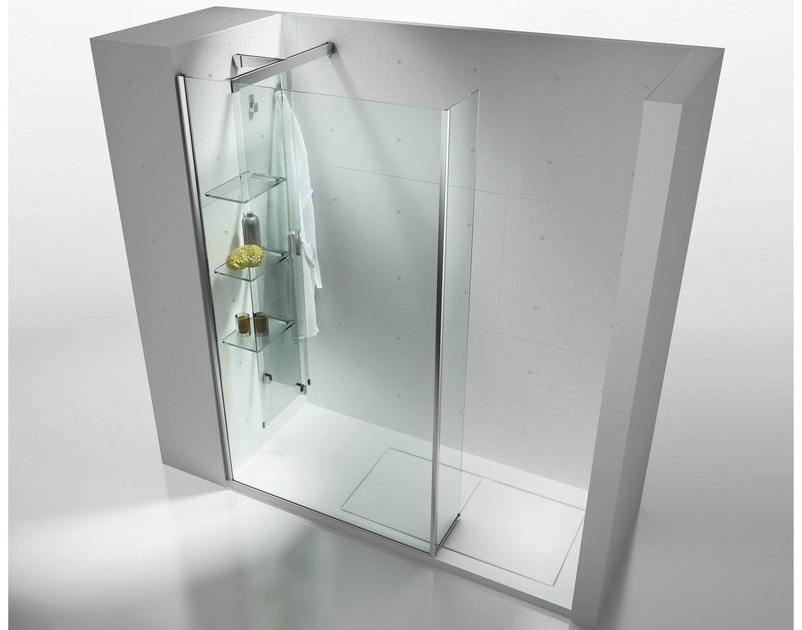 VISMARAVETRO Раздвижная перегородка из закаленного стекла с полками и крючками Complementi sun-id-1391854 - Вид №1