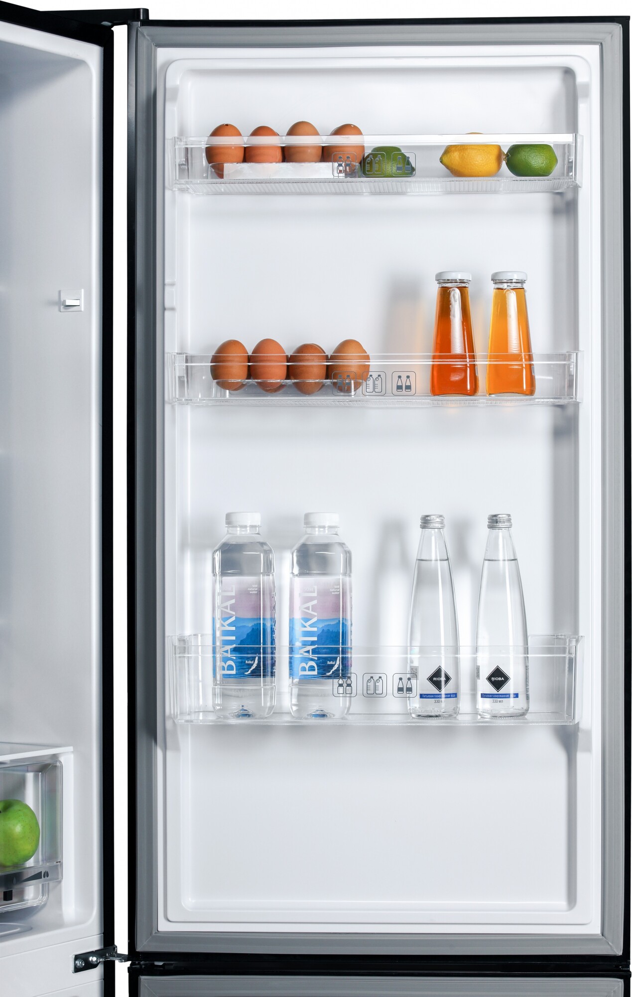 9069205 Холодильник с морозильником   Nordfrost RFC 390D NFGB черный STDN-0009040 - Вид №8