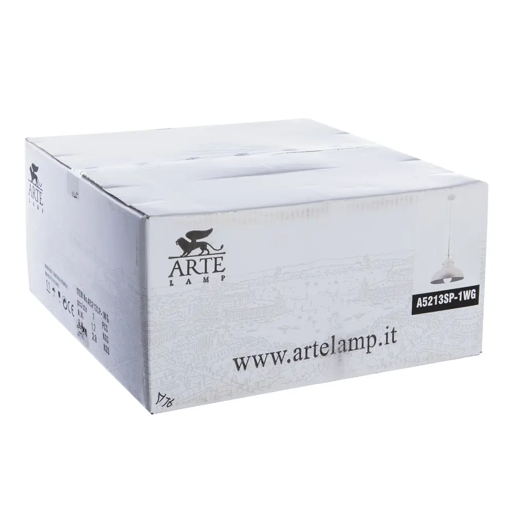 Подвес Martin 1xE27x75 Вт, металл, цвет белый/мультиколор 15103441 STLM-2199419 Arte Lamp  - Вид №7