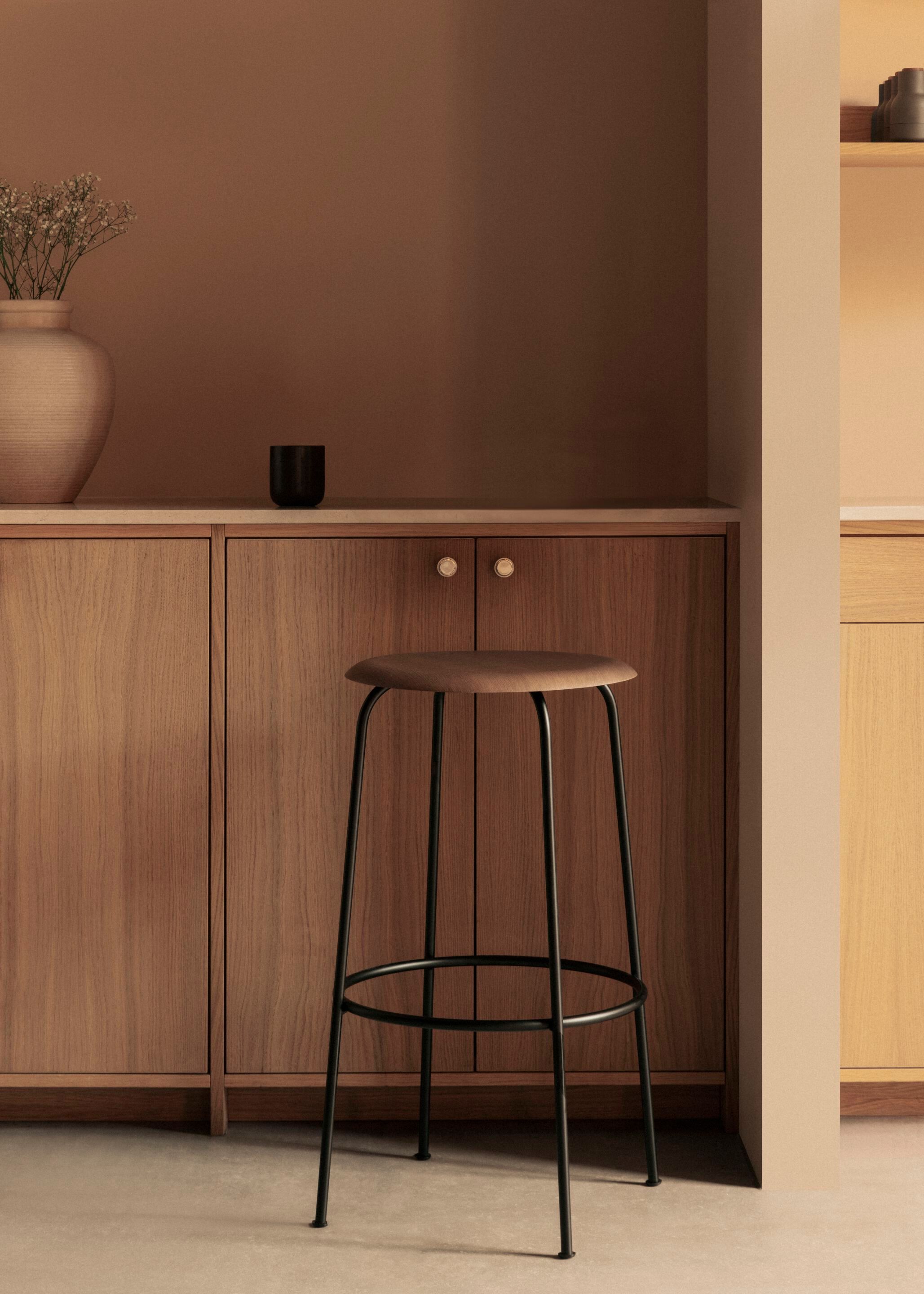 Стальной и деревянный барный стул Audo Copenhagen Afteroom ARCH-00116790 - Вид №7