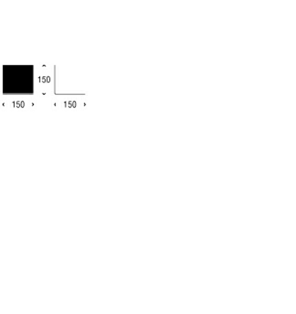 FROST Полка 4020 15x15x15cм » белая Алюминий Белый U4020-W  - Вид №1
