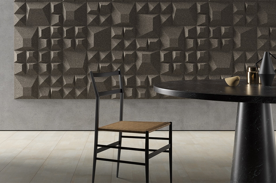 310 112 042 Пробковая 3D-плитка для стен Pyramid Smoke GRANORTE 3DForms - Вид №2