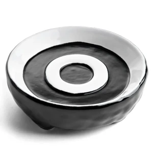 Мыльница Irony круглая цвет чёрный