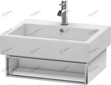 VE600401818 Тумбочка подвесная Vero #VE6004 550 x 431 мм Белый матовый, декор Duravit