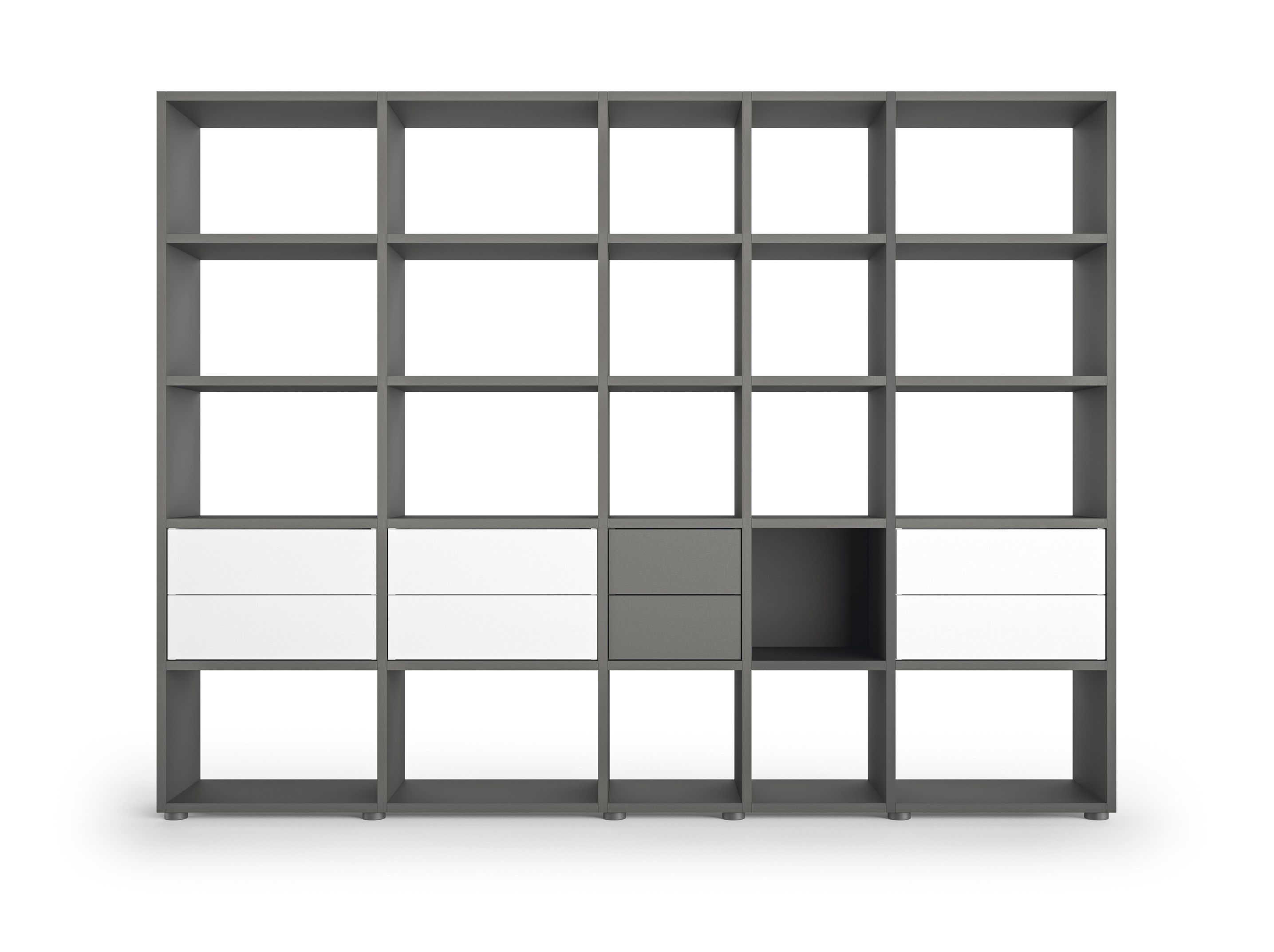 Модульный офисный книжный шкаф werner works basic view ARCH-00090046 - Вид №8