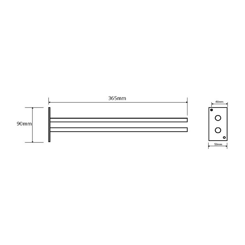 Полотенцедержатель / OMEGA Bemeta sun-id-376907 - Вид №2