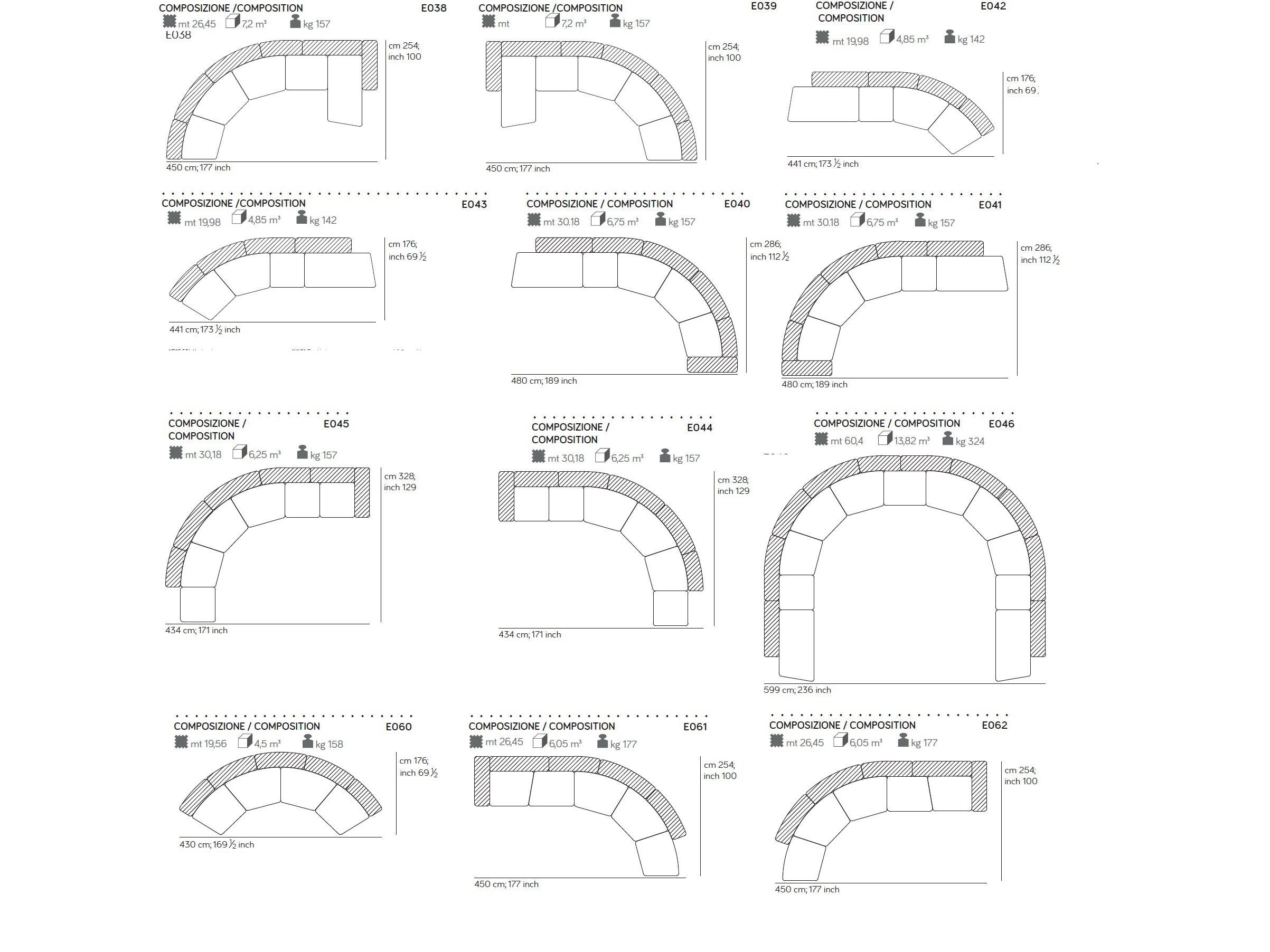 Модульный изогнутый диван Amura ARCH-00068422 - Вид №9