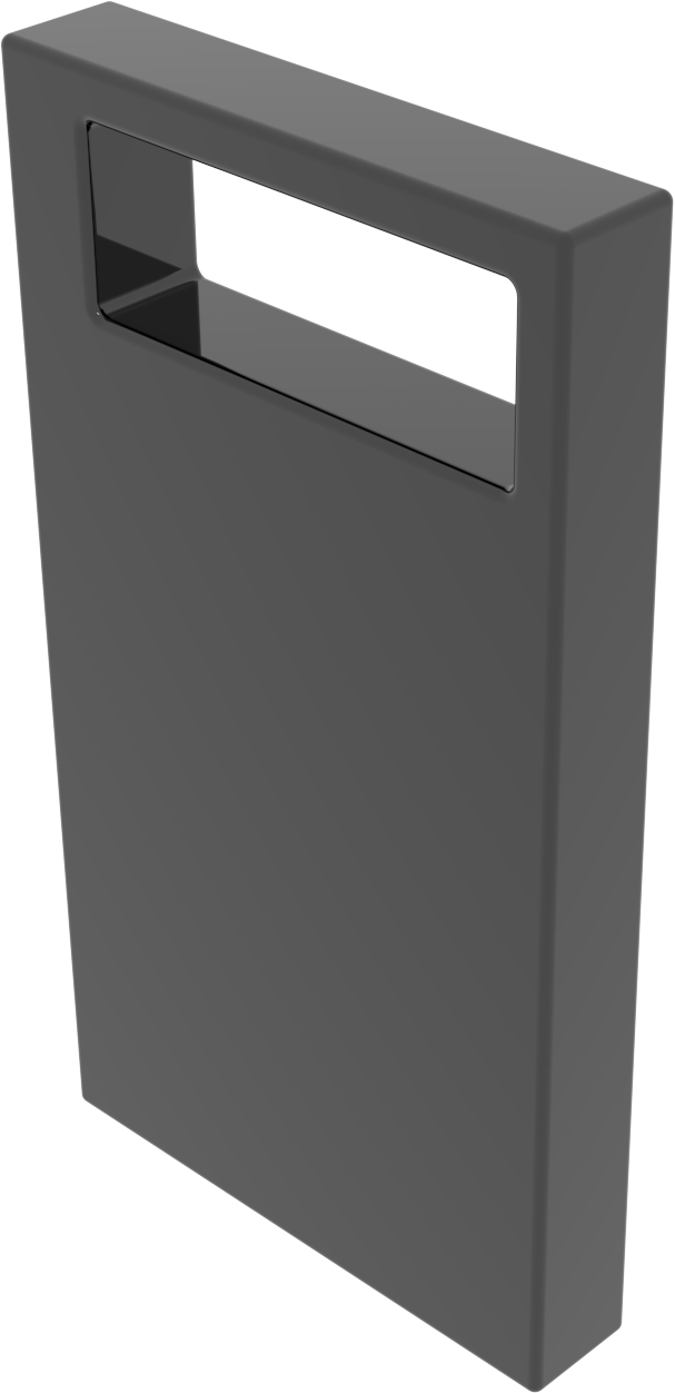 GLSCFS2 Консоль напольная одинарная для монтажа раковины GSG CERAMIC GLASS