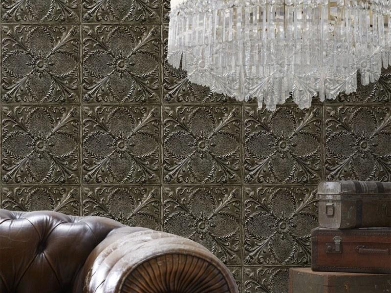 Koziel Моющиеся виниловые обои Tin tiles Ppv005d--x24  - Вид №1