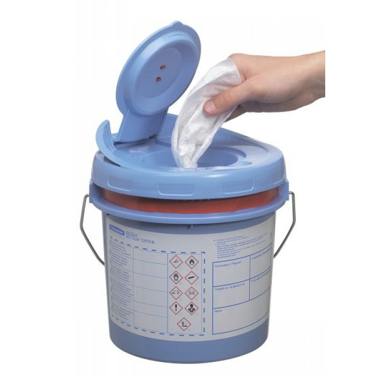 7919 Kimberly Clark Диспенсер-ведро для протирочного материала в рулонах синий Kimberly Clark Professional Kimtech Wettask 7919 синий  - Вид №4