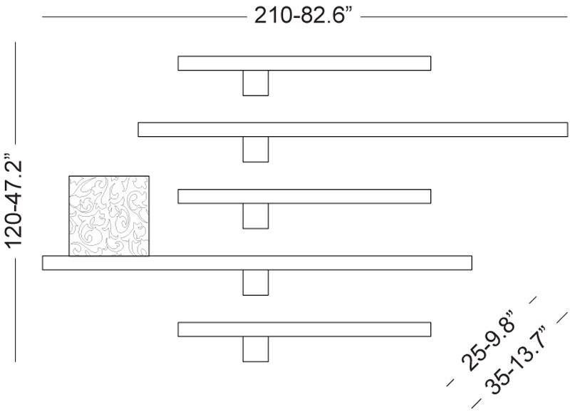 Il Pezzo Mancante Деревянная полка / стенка Il pezzo 5 sun-id-1384548 - Вид №6