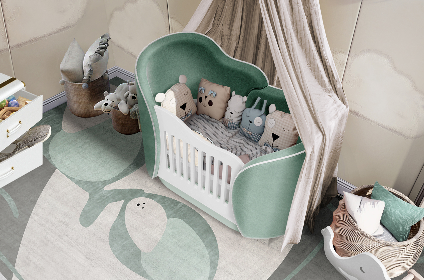 CIST360 Детские ковры Класс кита Circu  - Вид №3