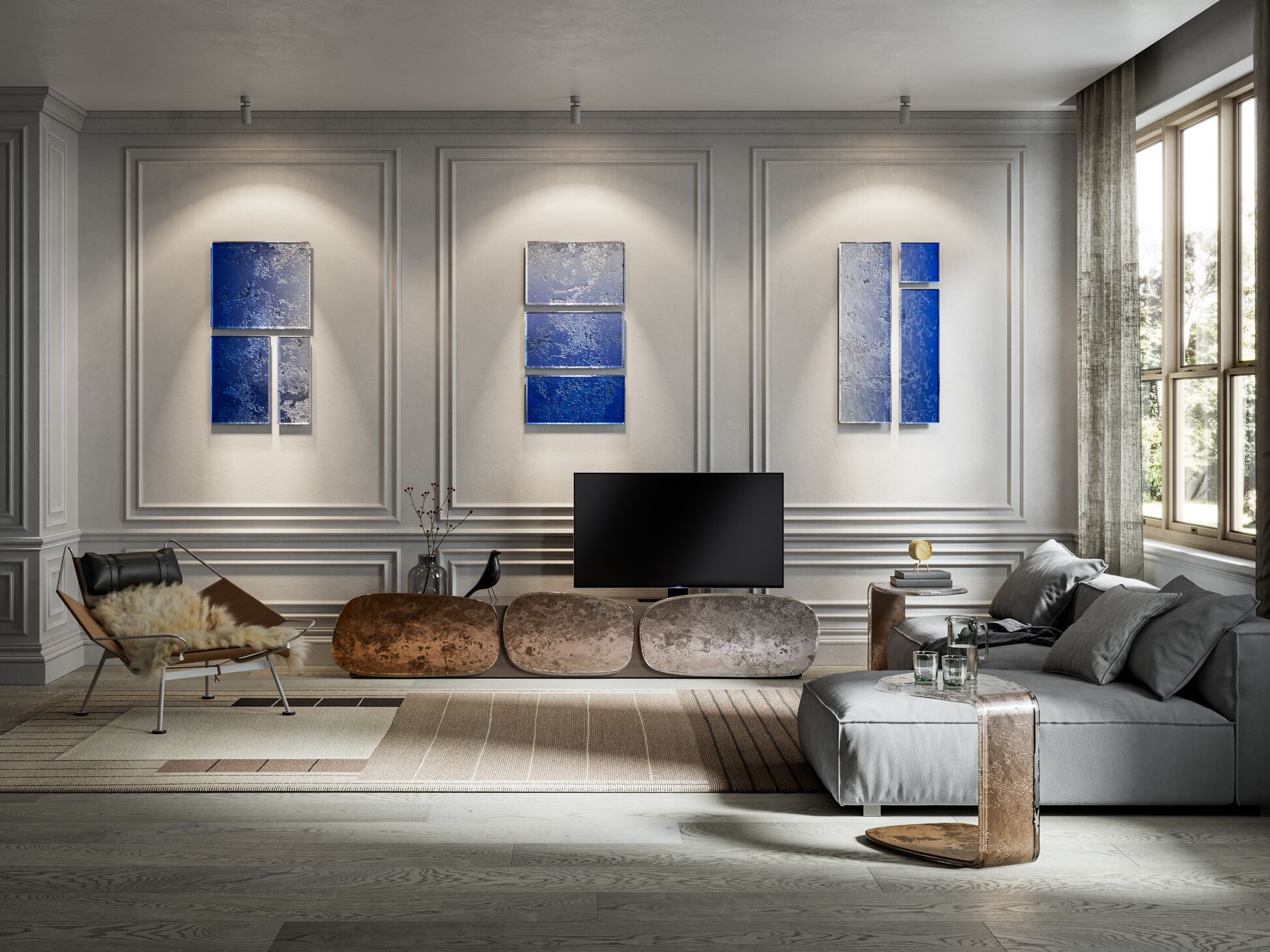 Журнальный столик из цветного стекла ARTE VENEZIANA Melt ARCH-00059039 - Вид №4