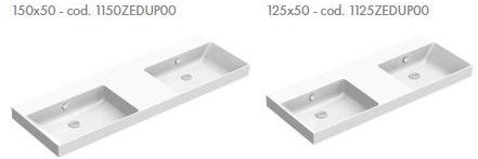 Подвесная раковина настенная овальная CERAMICA CATALANO New zero белая sun-id-1448392 - Вид №5