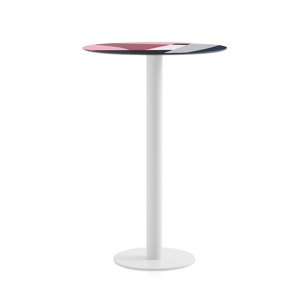 Высокий круглый ламинированный стол Diabla Abstrakt Mona ARCH-00140339 - Вид №20