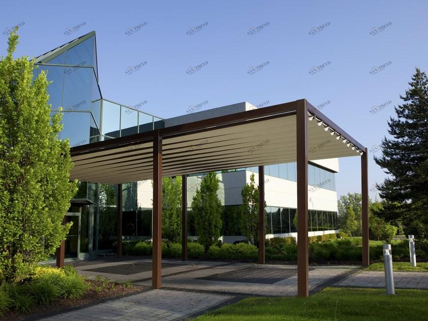 BT Group Моторизованная пергола из огнестойкой ткани ПВХ sun-id-1395352