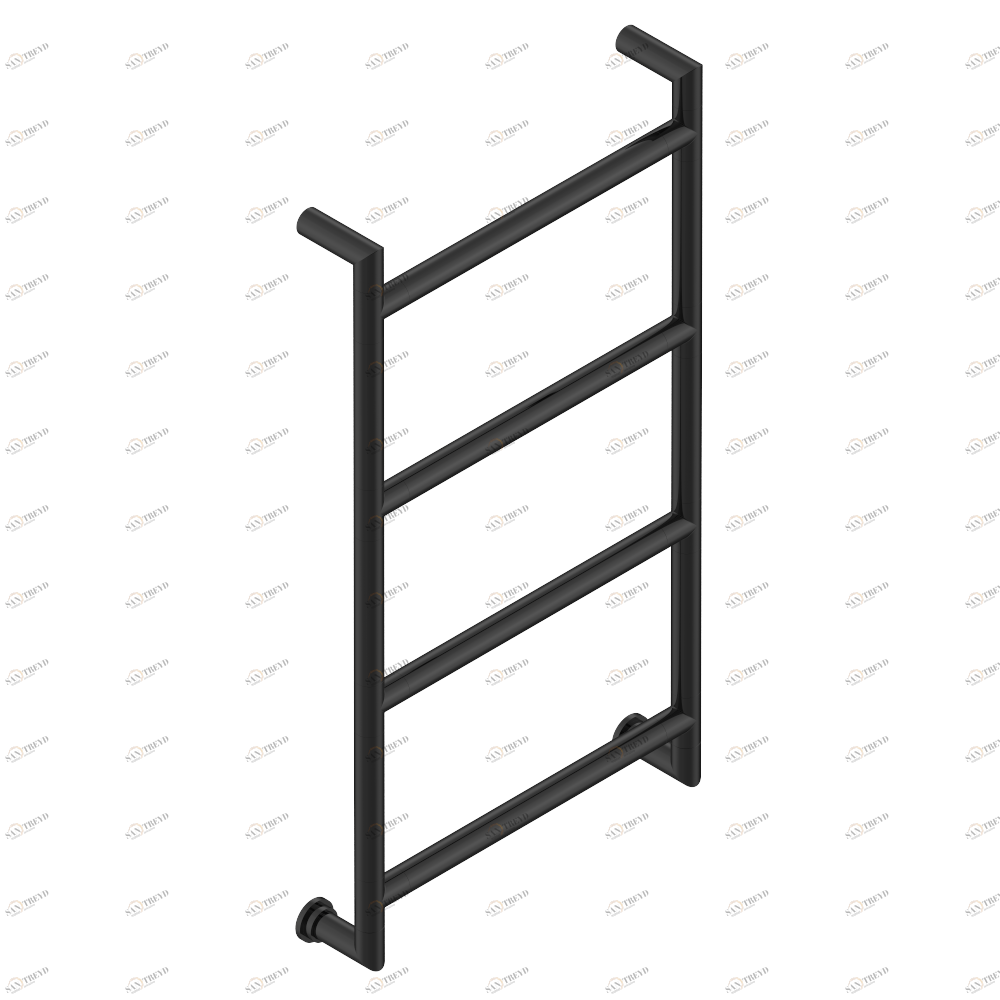 B6B-TWR4E Полотенцесушитель Современный круглый, 4 перекладины, 518 мм x 928 мм, электрический Thg-paris Sèche-serviettes Contemporain Покрытие PVD бронза B6B-TWR4E CAT.F