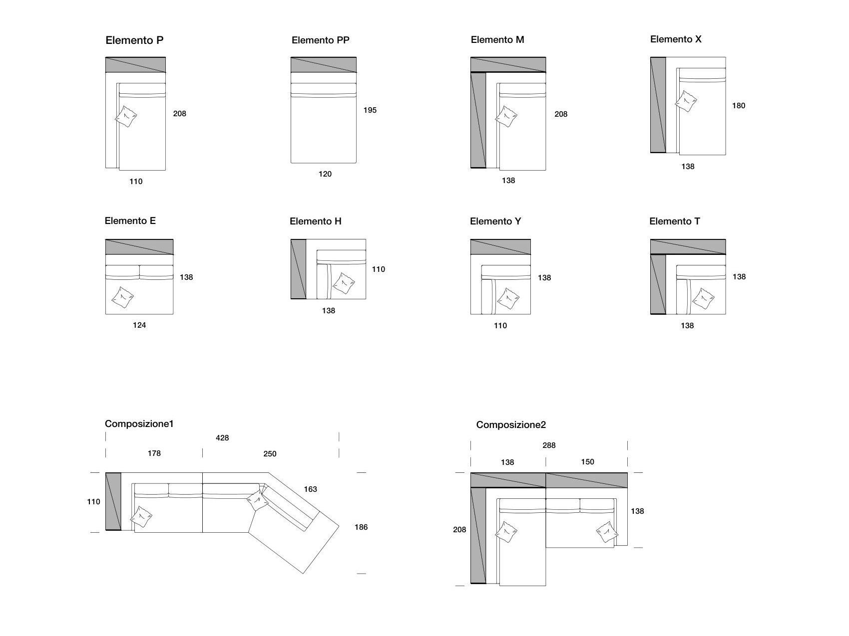 Съемный диван Former In Italia My Way Plus ARCH-00042938 - Вид №5