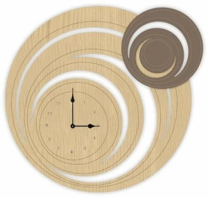 LAS Настенные часы в мдф