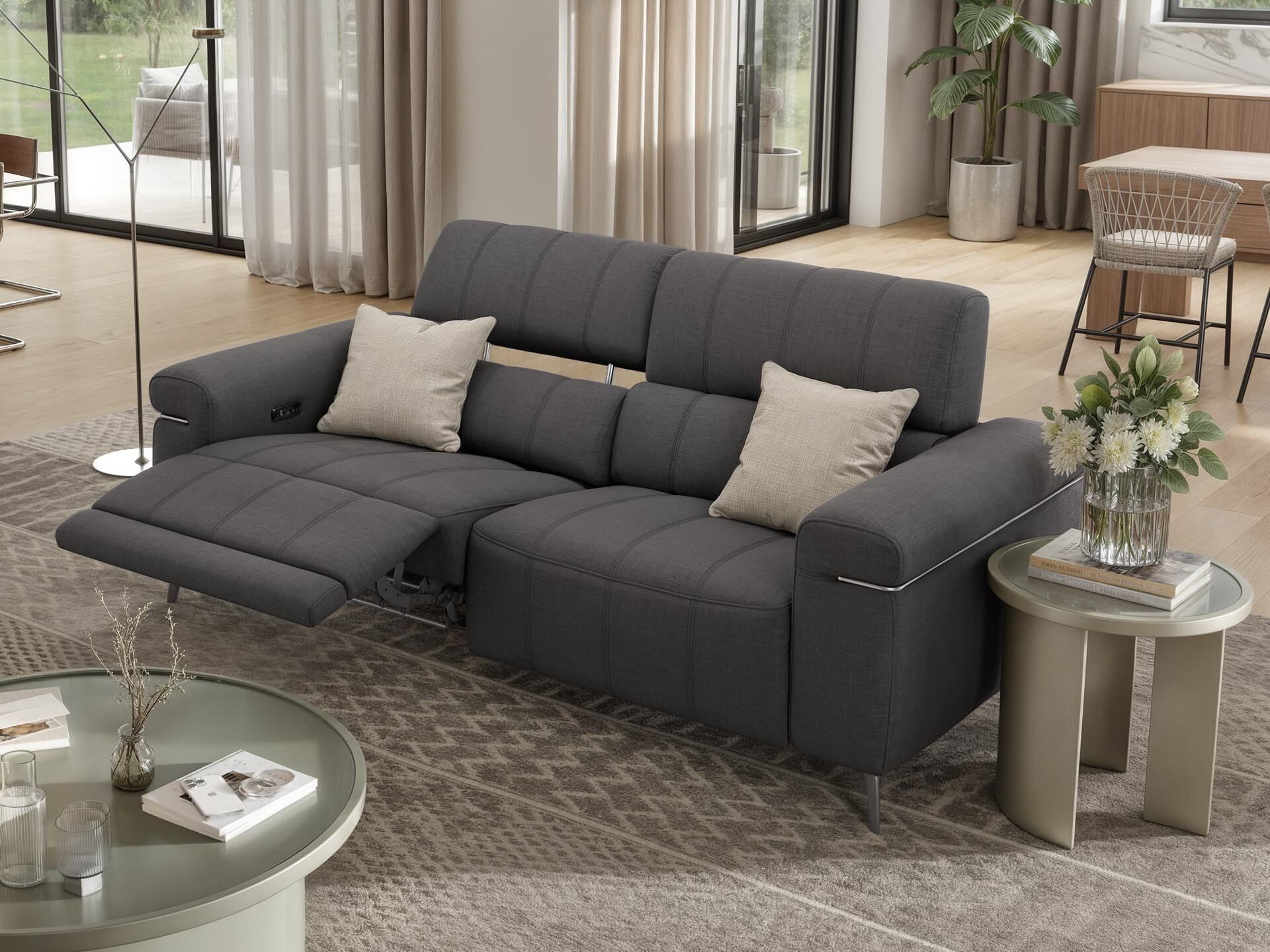 3 местный домашний кинотеатр ткань диван Sofanella Soleto ARCH-00050791 - Вид №4