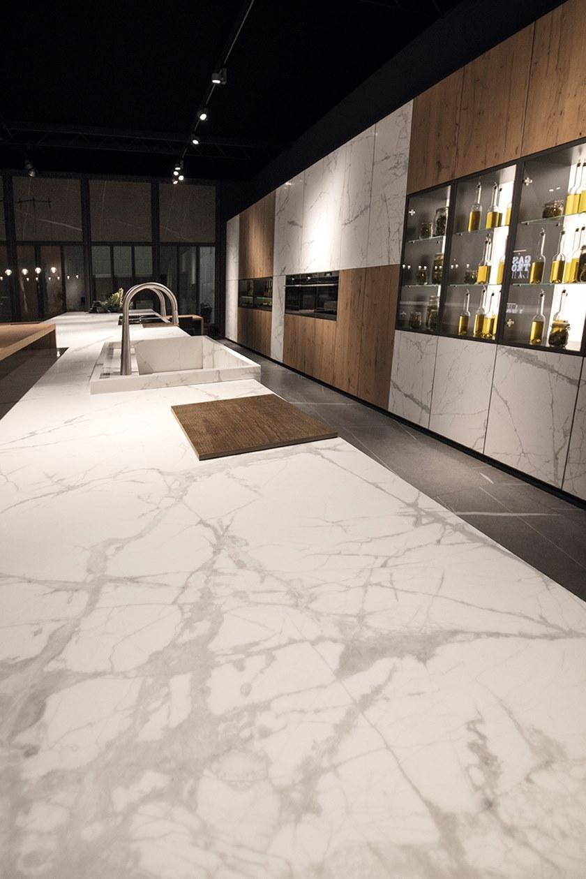 Inalco Кухонная столешница из керамогранита под мрамор Mdi | itop® sun-id-1412464 - Вид №7