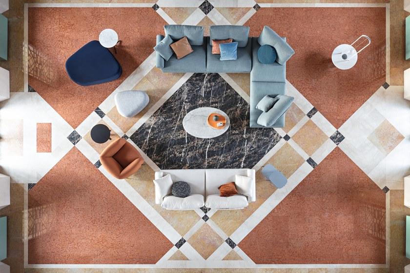 Saba Italia Модульный тканевый диван Limes sun-id-1512736 - Вид №4