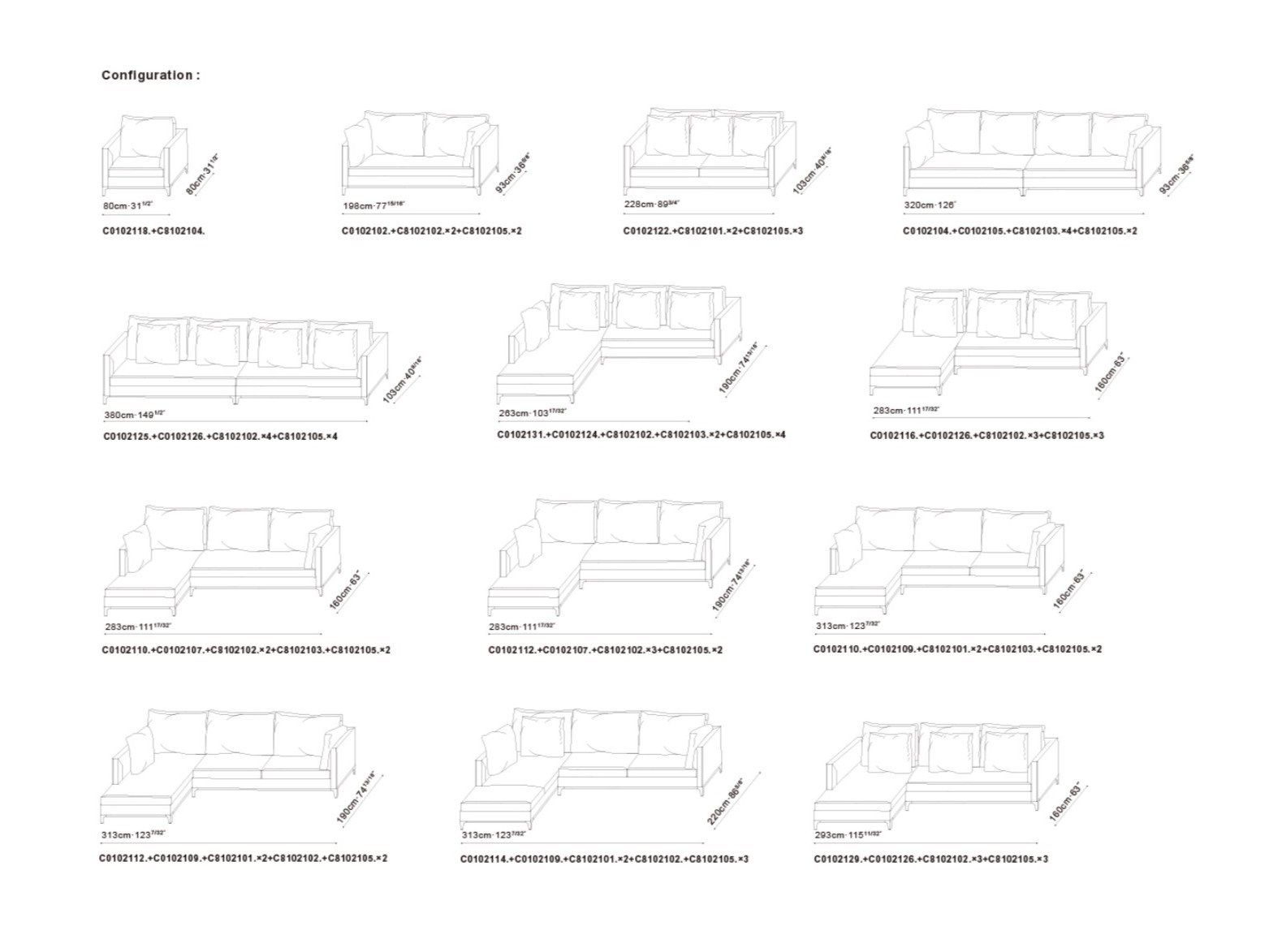 4-местный кожаный диван CAMERICH Crescent ARCH-00002968 - Вид №3