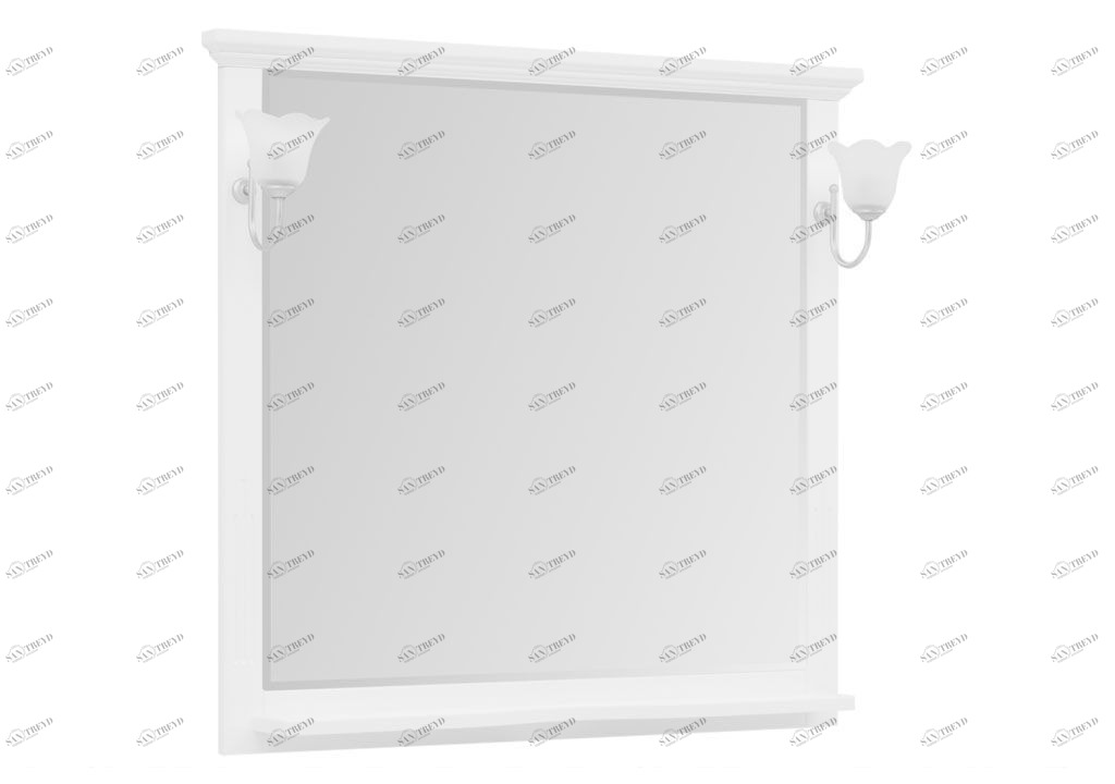 Зеркало Aquanet Лагуна 105 белый 00175304