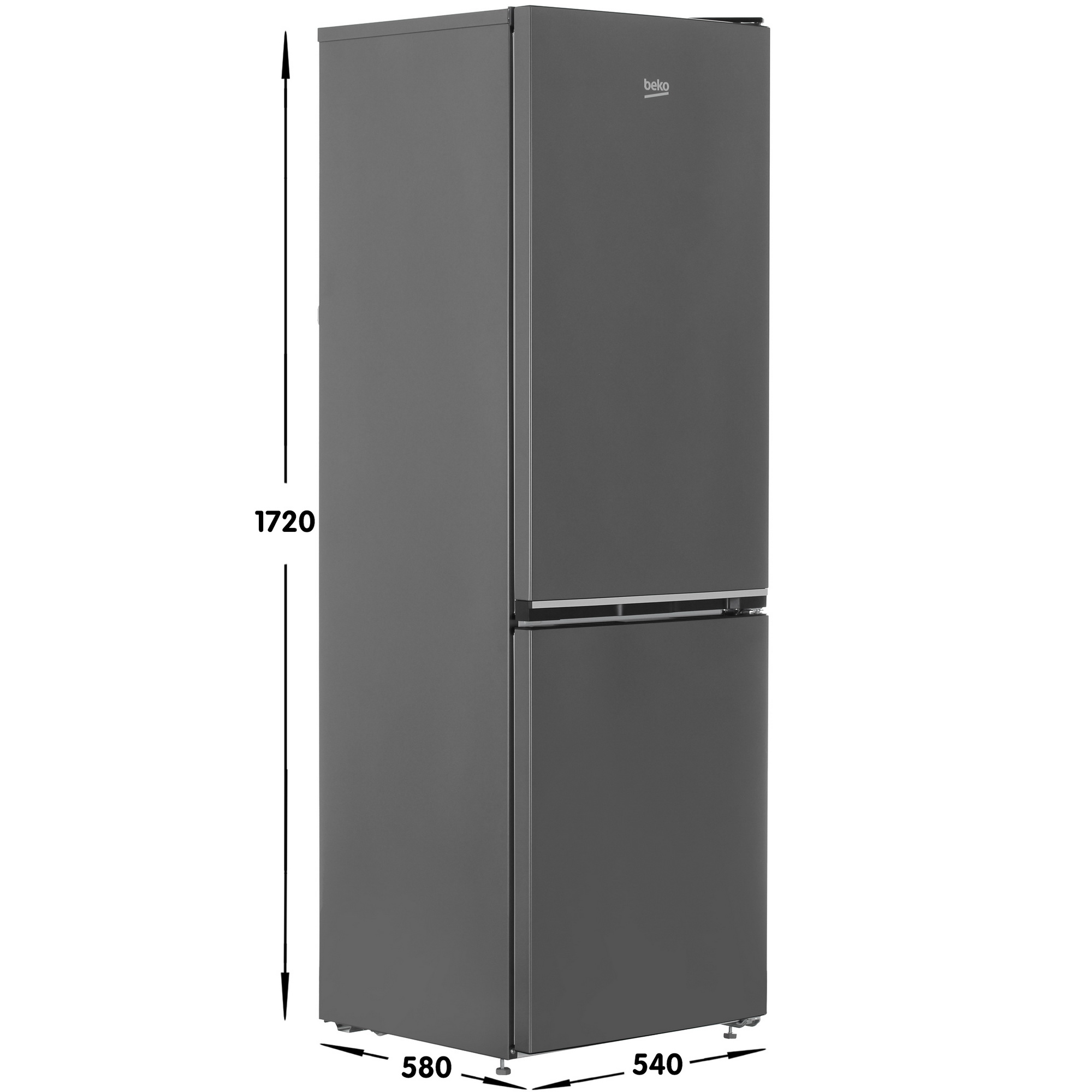 9261648 Холодильник с морозильником   BEKO B1RCSK272G серый STDN-0126050 - Вид №6