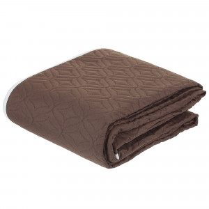 18689117 Покрывало стёганое «Melissa» 200х220 см цвет бежево-коричневый