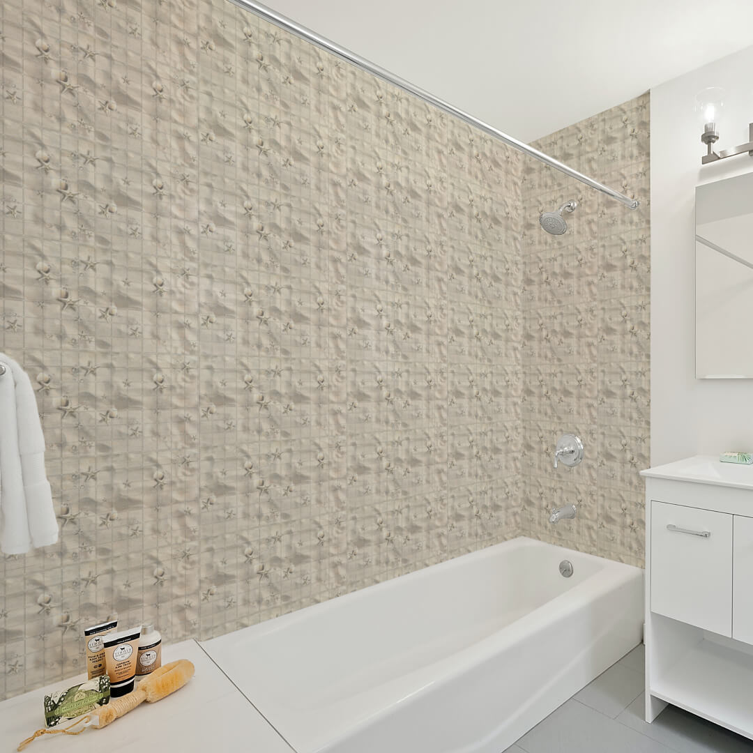 Панель ПВХ 0,2 мозаика «Побережье» Stella STSR-728 - Вид №1