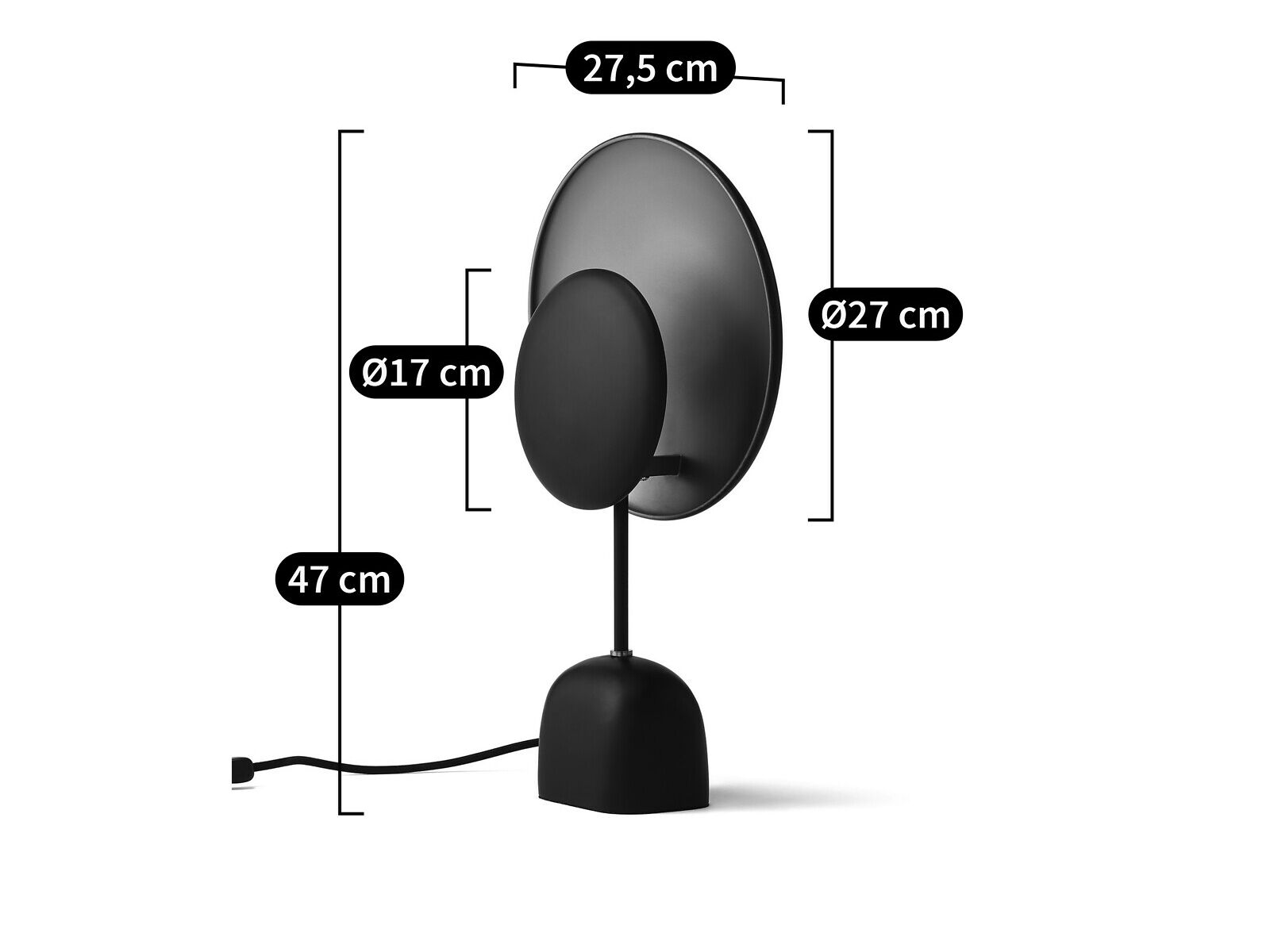 Металлическая настольная лампа AMPM Naton ARCH-00096040 - Вид №6