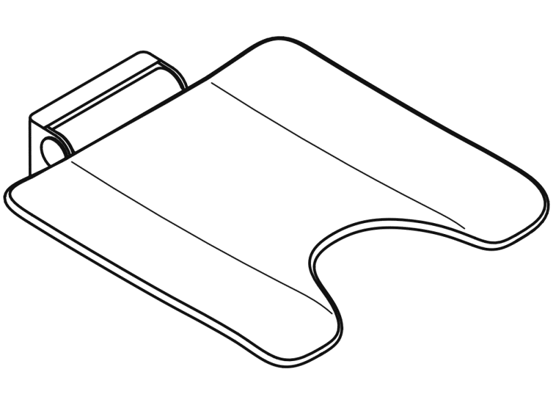 900.51.404XA Мобильное складное сиденье HEWI System 900 - Вид №4