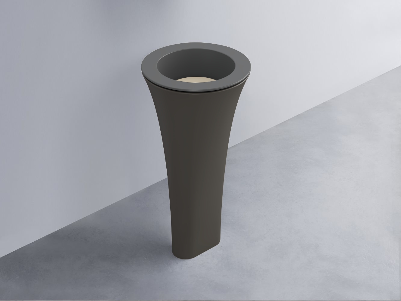 AMLA45-CM+AMPILT-LN+AMCOLT-FN Раковина Amedeo Tondo отдельностоящая cielo Enjoy + Amedeo Ceramica Cielo