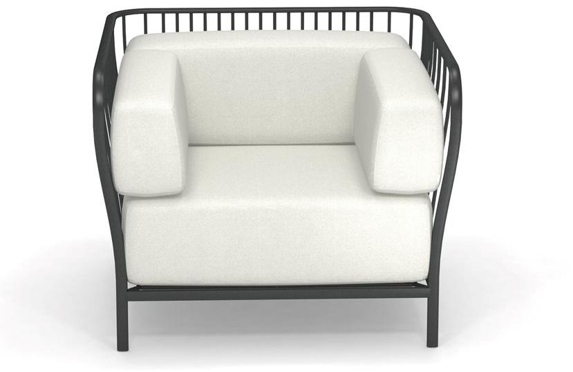 emu Садовое кресло из ткани с подлокотниками Cannolè 1080 - Вид №1