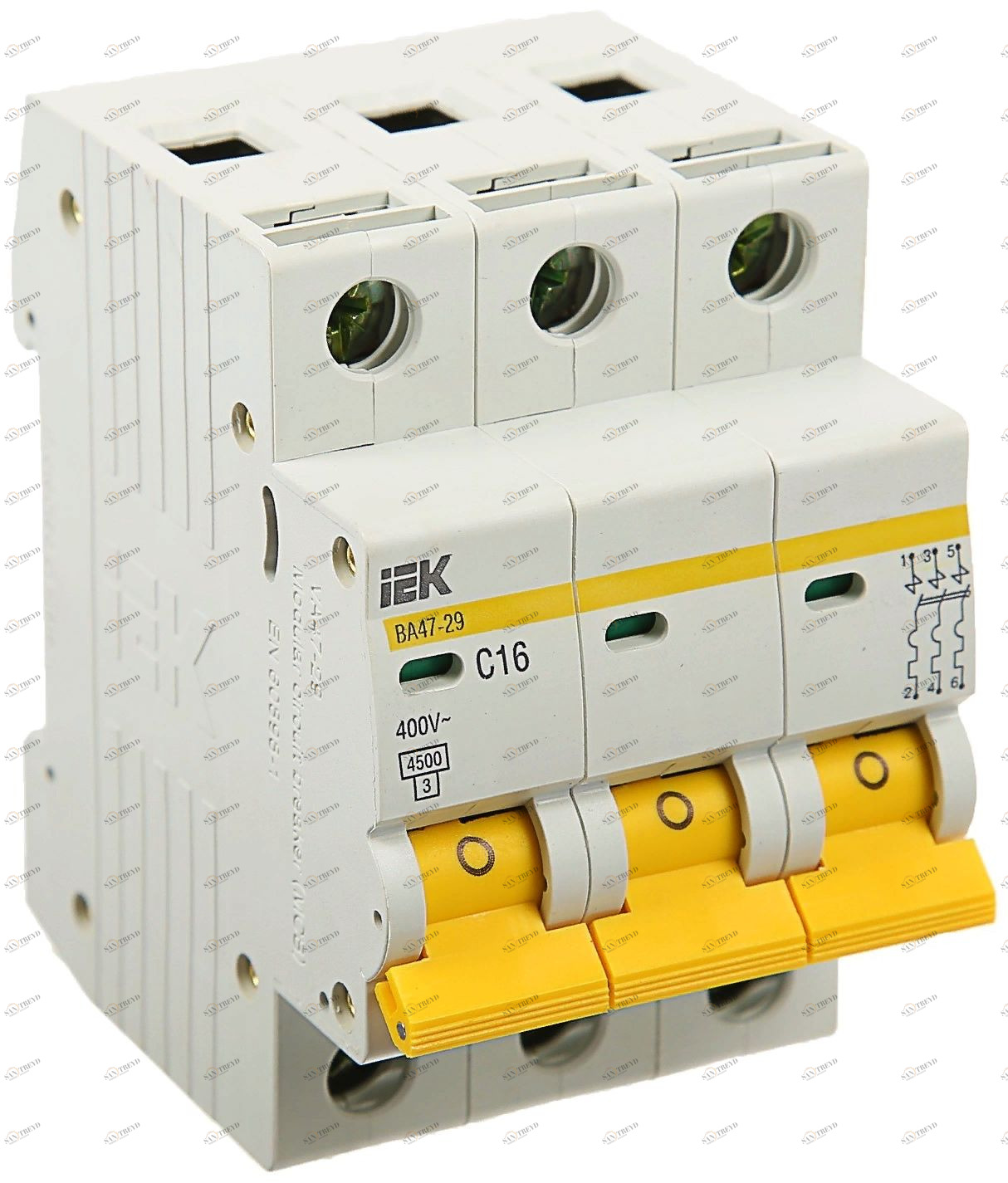 Автоматический выключатель ВА47-29 3Р 20А IEK 7429