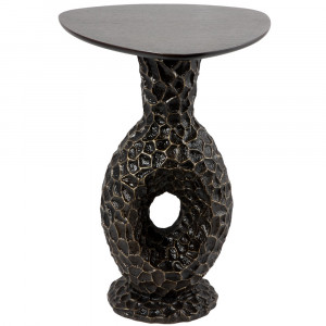 17002 Декоративный столик Лидион Амбер Графит BOGACHO